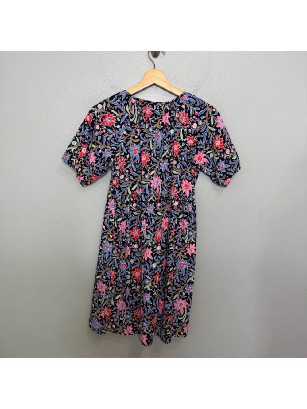 LOFT spring bloom button swing dress size XS - Picture 6 of 7